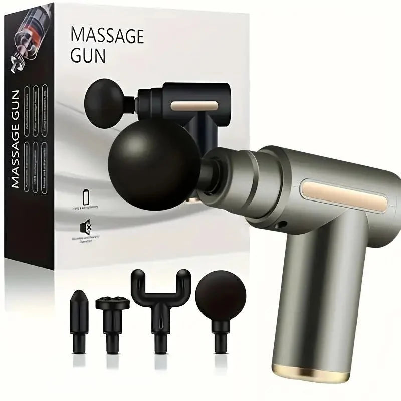 Pistol ANGRO Masaj Muscular Professional Massage Gun - 6 Viteze