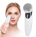 Dispozitiv facial cu ultrasunete pentru revitalizare și masaj, 4 în 1, 3 niveluri de intensitate, încărcare USB